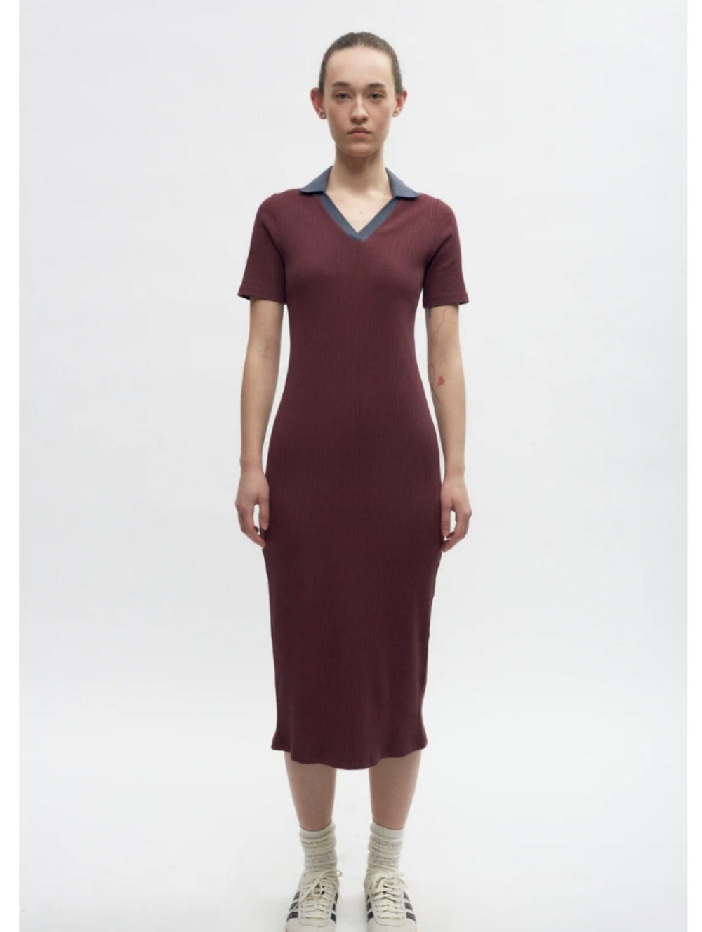 KOTN Garden City Polo Dress